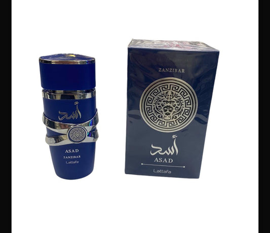 عطر اسد الازرق زنجار